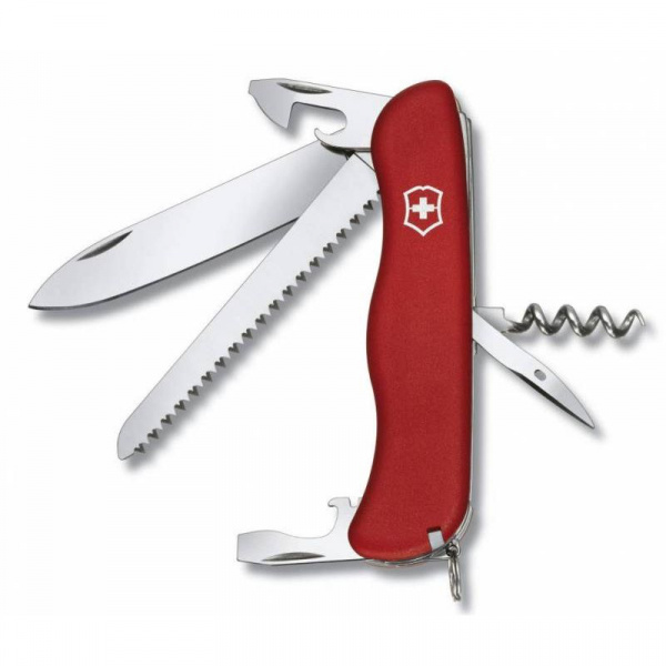 Нож перочинный Victorinox Rucksack (0.8863) 111мм 14функций красный карт.коробка