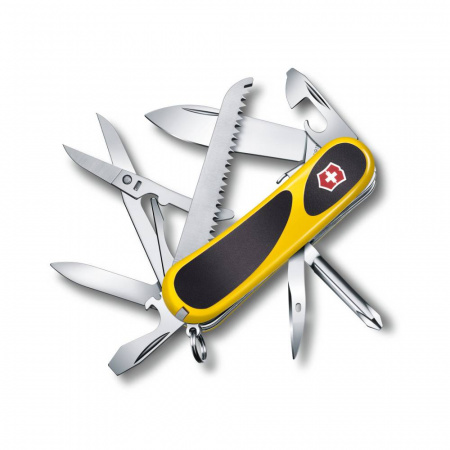 Нож перочинный Victorinox EvoGrip S18 (2.4913.SC8) 85мм 15функц. желтый/черный карт.коробка