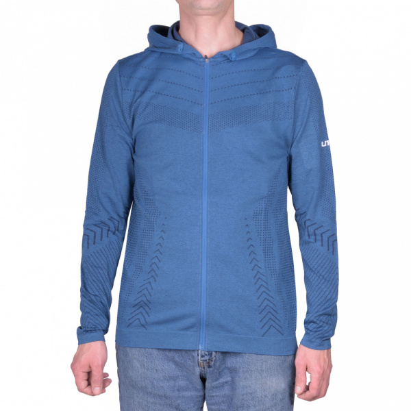 Толстовка UTO Zipper Long Sleeve Hoodie 929102 Blue M