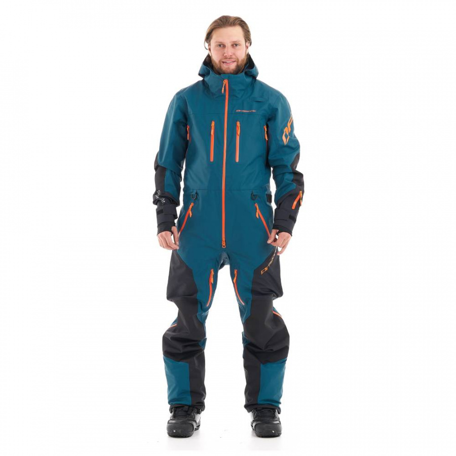 Dragonfly Комбинезон мембранный SuperLight 3L MAN Dark Ocean - Orange (L)