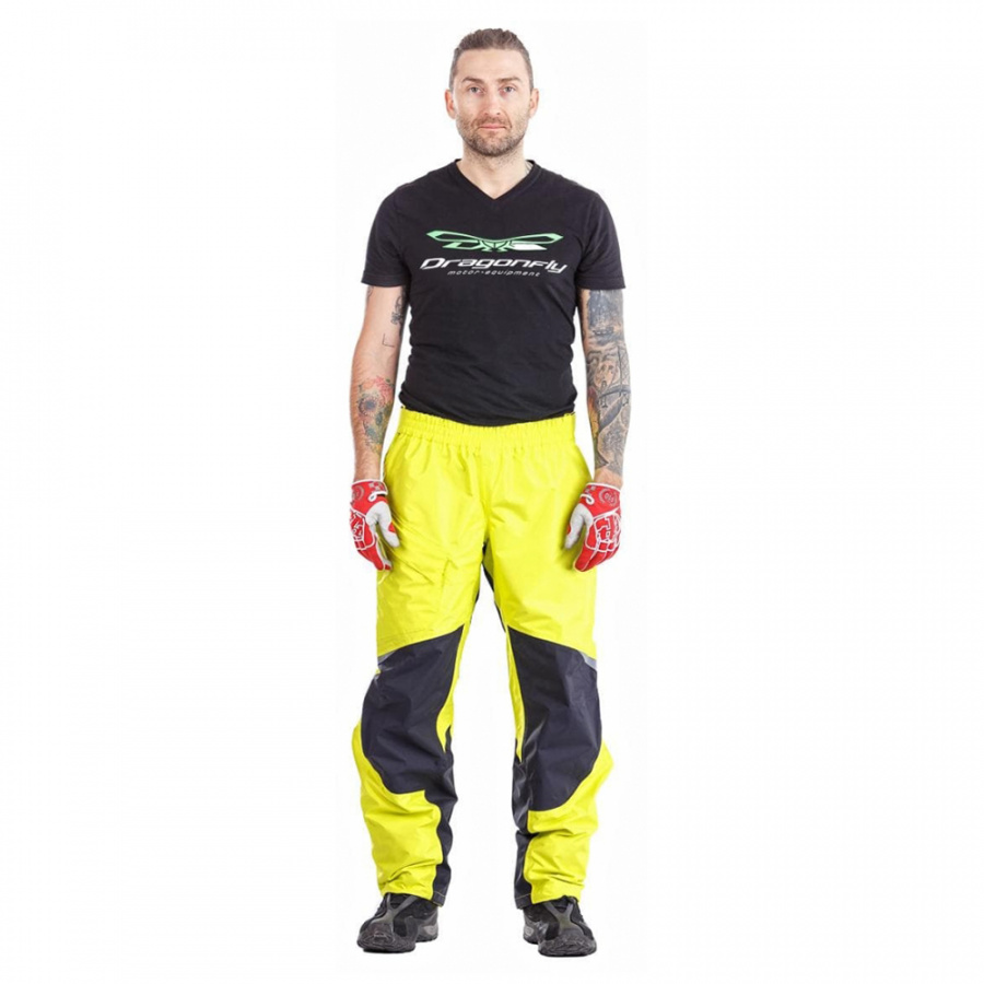 Dragonfly Штаны - дождевик. EVO YELLOW (мембрана) (XL)