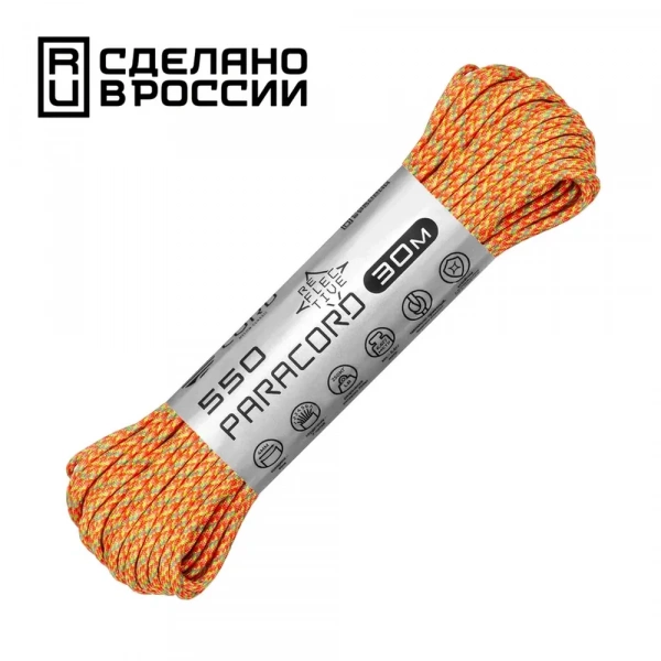 Паракорд 550 CORD nylon 30м RUS световозвращающий (tropical)