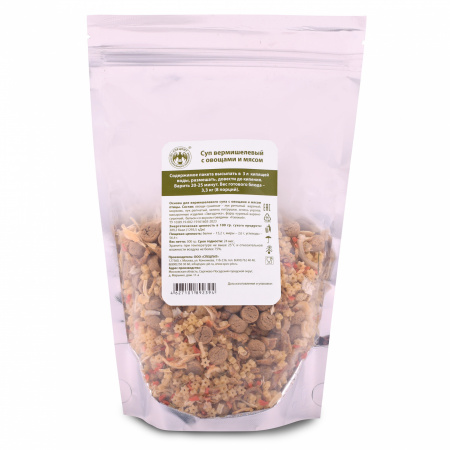 Суп Вермишелевый с овощами и мясом 300г, СПЕЦПИТ.