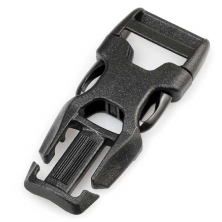 Пряжка фастекс Duraflex Xlite Side Squeeze Quik Attach 15-15мм, 1-30237/1-30251, черный