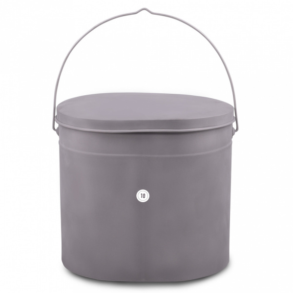 Котелок высокий 10,0 л. (титан) с крышкой (Роза ветров)