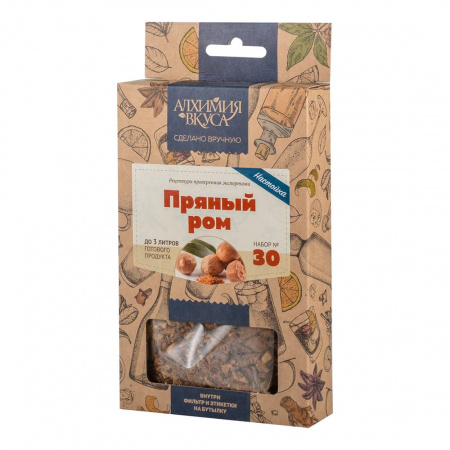 Набор для приготовления настойки Алхимия вкуса № 30 "Пряный ром", 48 г