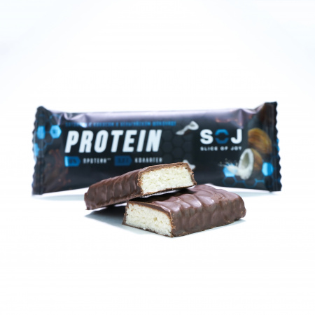 Батончик протеиновый "Protein SOJ" со вкусом кокоса 50г