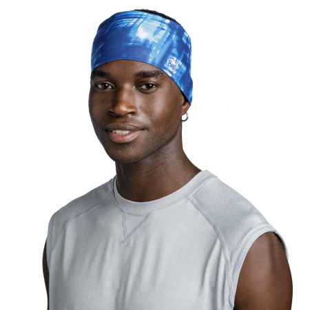 Повязка Buff Coolnet UV+ Wide Attel Blue 131415.707.10.00 Повязка Buff Coolnet UV+ Wide Attel Blue 131415.707.10.00