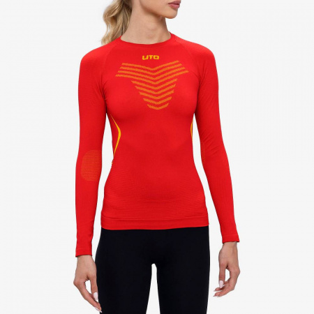 Термофутболка UTO Compress Long Sleeve W's 926202 Красная (Red) S