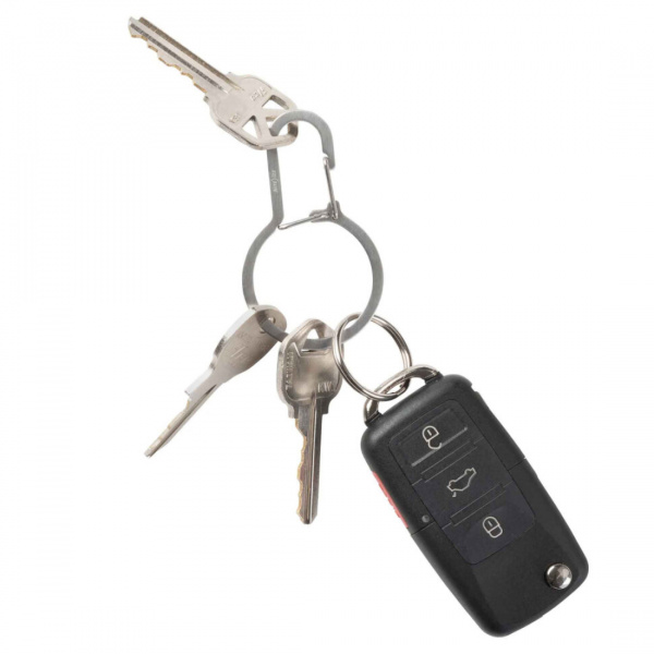 Брелок для ключей NiteIze DUALPASS KEY RING STAINLESS