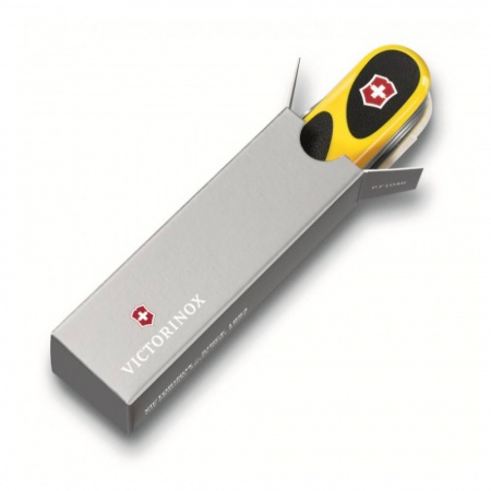 Нож перочинный Victorinox EvoGrip S18 (2.4913.SC8) 85мм 15функц. желтый/черный карт.коробка