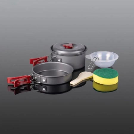 Набор посуды, 1 кастрюля, 1 сковородка (1-2 персоны) BRS-151 Набор посуды, 1 кастрюля, 1 сковородка (1-2 персоны) BRS-151