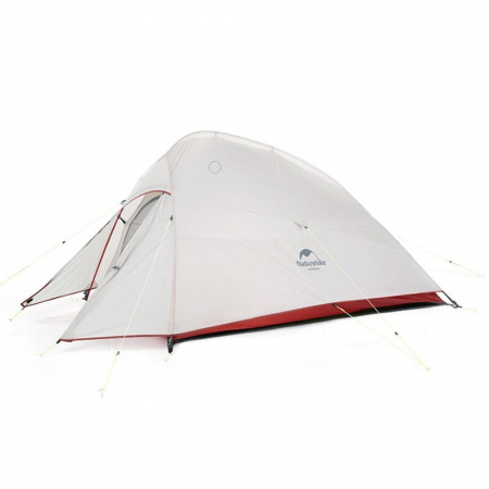 Палатка Naturehike Cloud up 2 20D NH17T001-T с футпринтом серая