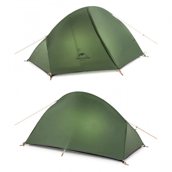 Палатка Naturehike Spider 1 20D NH18A095-D с футпринтом