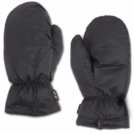 Варежки на пуху Сплав черные S-M