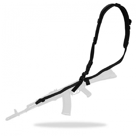 Ремень тактический оружейный черный стандартный Долг-М3