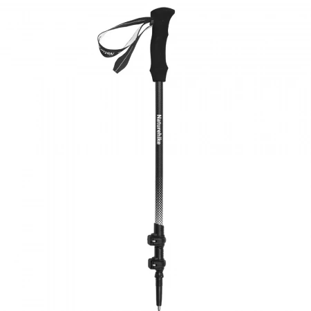 Треккинговая палка Naturehike Hoar Trek EXT1 Carbon CNK2300DS010 62-135 черная (1шт)