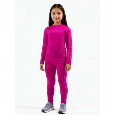 Термобелье детское для девочек Brubeck футболка длинный рукав THERMO KIDS