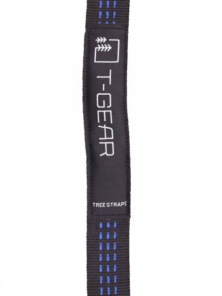 Комплект для навески гамака T-Gear Tree Straps (2 стропы 3 м, 2 карабина)