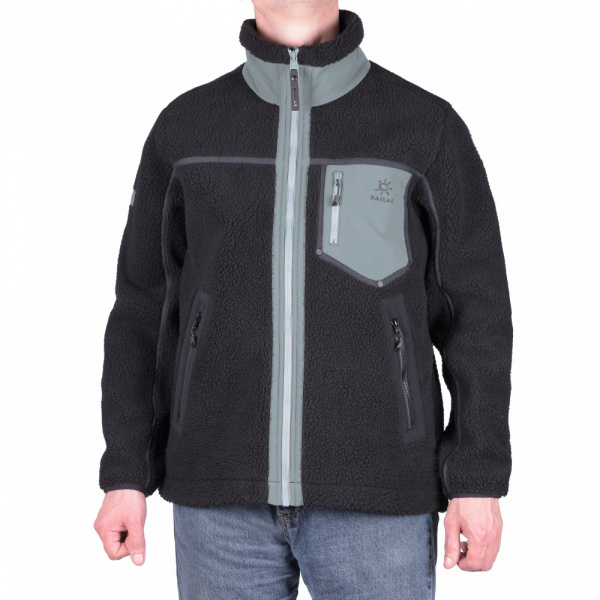 Kailas куртка флисовая Berber Fleece Jacket Unisex KG2242102 (XL, Черный, 17032)