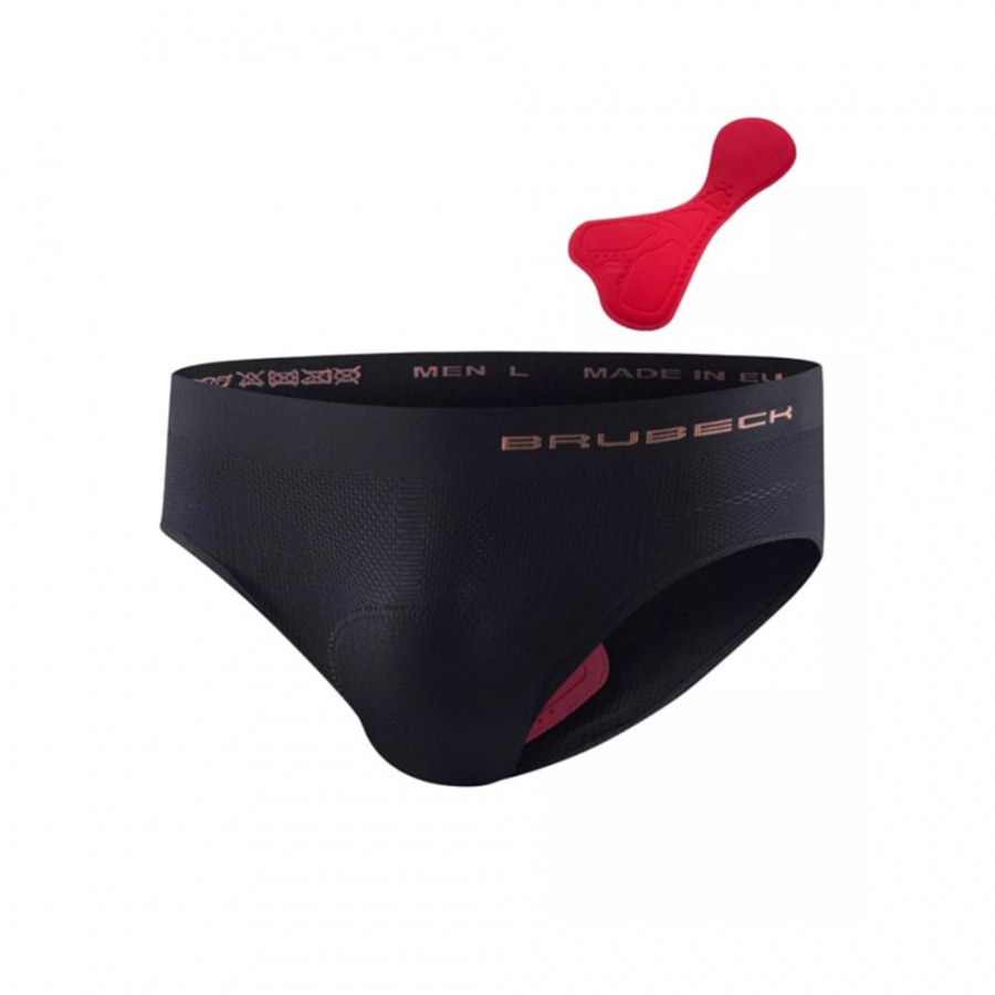 Термобелье Brubeck трусы велотрусы мужские с вкладкой для велосипедиста L
