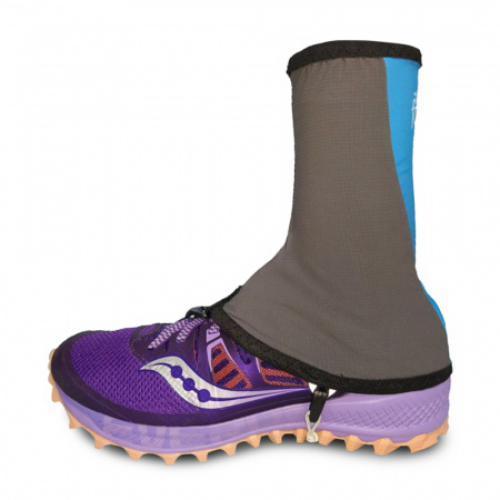 Гамаши беговые Veloforma.net True высокопрочные серые/синие L