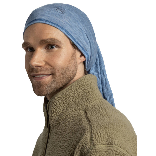 Бандана Buff Merino Lightweight Solid Lake Blue 113010.739.10.00