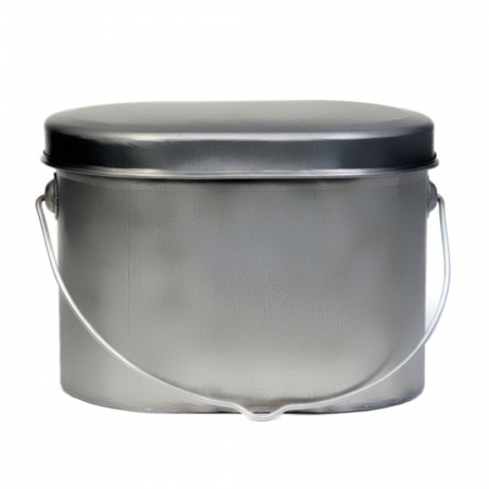 Котелок низкий 4,5 л. (титан) с крышкой (Роза ветров)