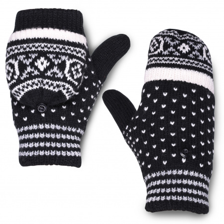 Термоварежки-трансформеры женские STOCKHOLM, черный