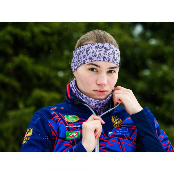 Бафф Wonder Trail Print Lilac