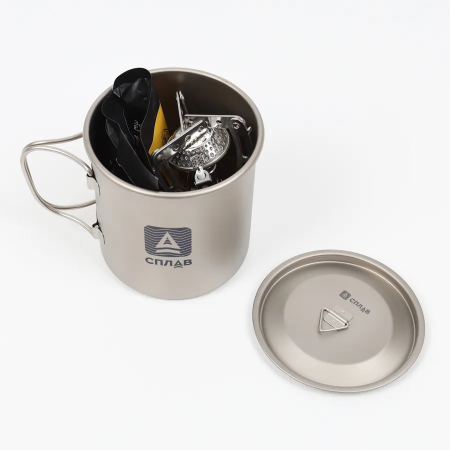 Кружка титановая 600