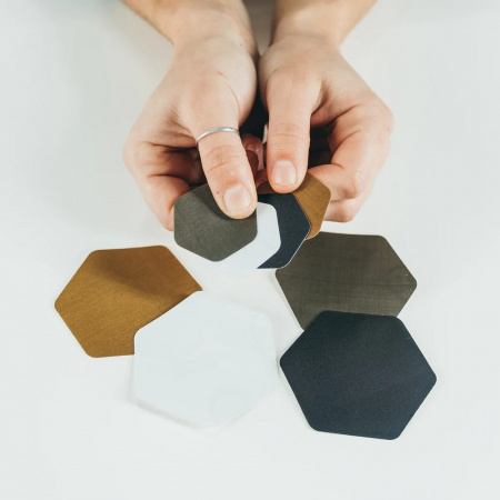 Gear Aid комплект заплаток Tenacious Tape - Repair Patches Hex Clear