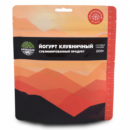 Йогурт клубничный сублимированный (Кронидов) 50 гр