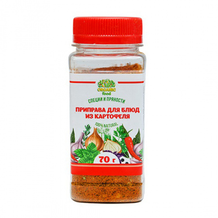Organic Food Приправа Для блюд из картофеля, 70 гр ПЭТ