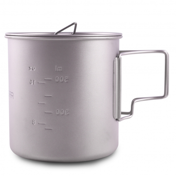 Кружкa с крышкой титановая T-Gear Titanium Mug With Lid 700