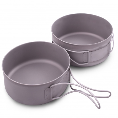 Набор посуды для офицера титан (Роза ветров)