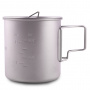 Кружкa с крышкой титановая T-Gear Titanium Mug With Lid 700