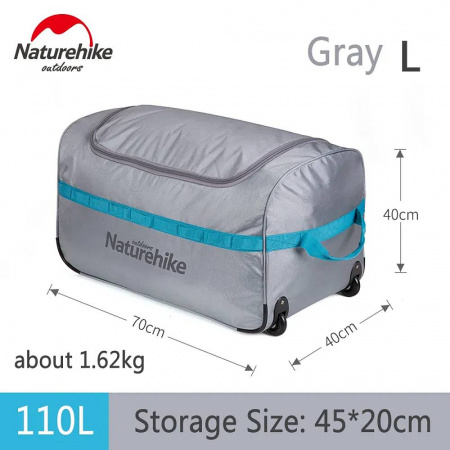 Туристическая сумка с колесами Naturehike 110L NH18X027-L