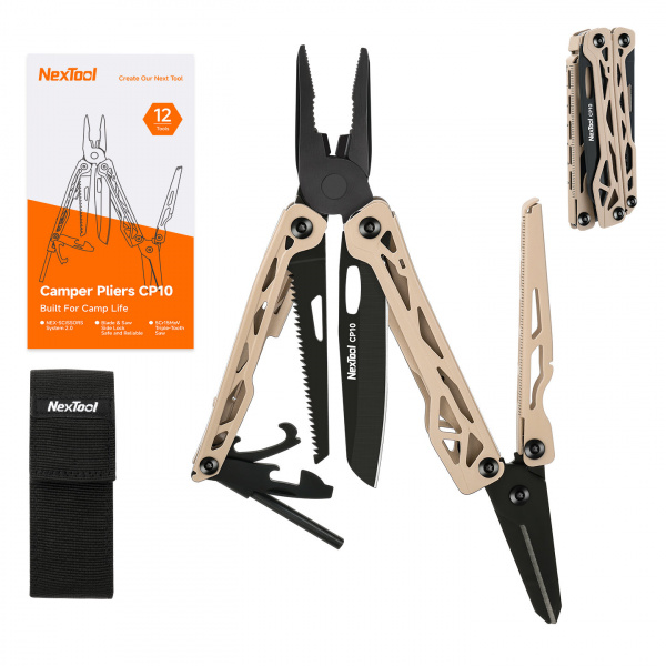 Мультиинструмент NexTool Camper Pliers CP10