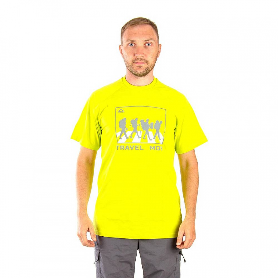 Футболка PAYER Travel Mob (Трэвел моб)(хлопок, лайм) (р-р XXXL) (Novatex)