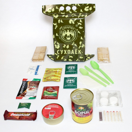 Сухой паек разовый Обед Вариант 1 (ИРП-Обед1) СПЕЦПИТ