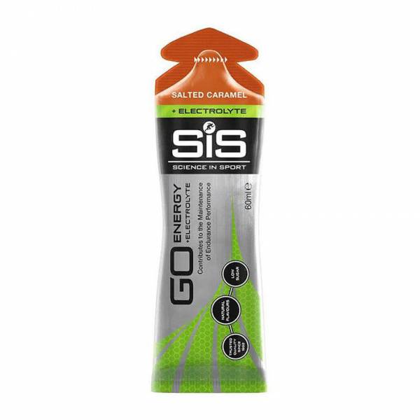Гель энергетический с электролитами SIS Go PLUS Electrolyte Gel, Соленая Карамель, 60мл