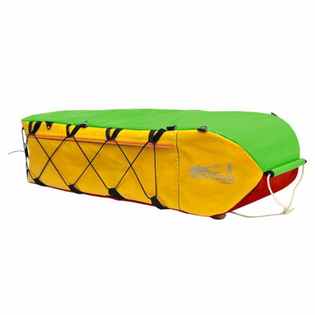 Санки-волокуши 100л жёлт/красн Терра