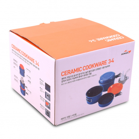 Kovea набор посуды Ceramic Cookware 3-4