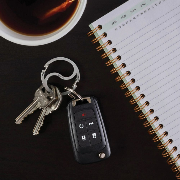 Брелок для ключей NiteIze Medallion YinYang Key Carabiner