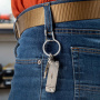 Брелок для ключей NiteIze DUALPASS KEY RING STAINLESS