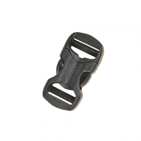 Пряжка фастекс 20 мм 1-30067/1-30136 (2 части) две регулировки черный Duraflex