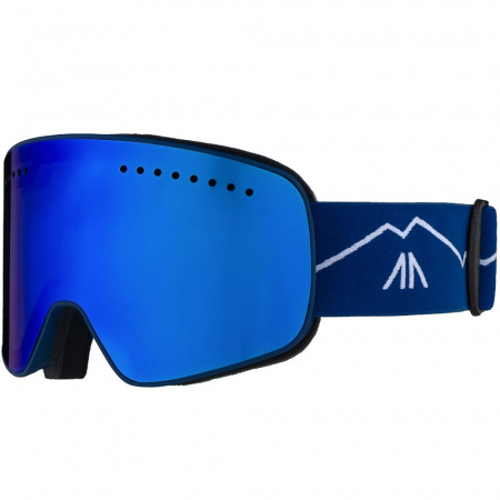 Маска горнолыжная/сноубордическая GORAA CHEGET, Blue/Plz S2 Blue Lense Full Revo Red/ S1 Plz Pink