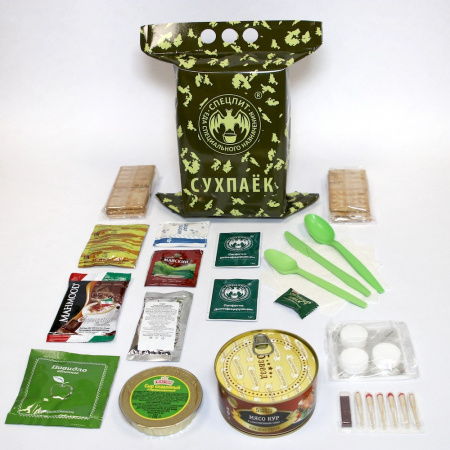 Сухой паек разовый Завтрак Вариант 1 (ИРП-Завтрак1) СПЕЦПИТ