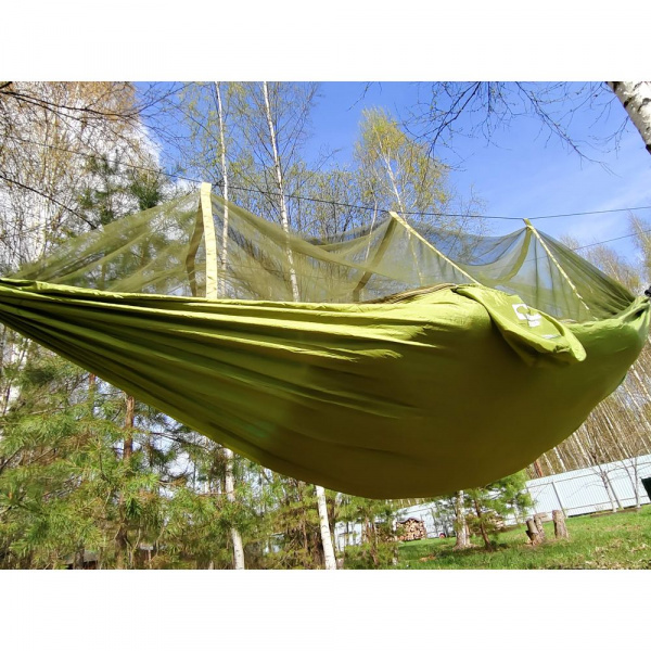 Гамак туристический одноместный с москитной сеткой Mormus Equip Ultralight Hammock